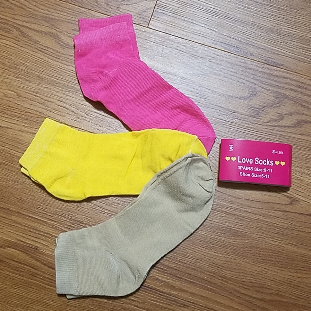 B2G1 TS 3 Pairs Quarter Ankle Socks